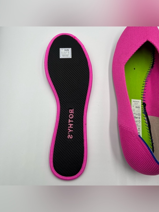 Rothy's The Flat Women's Slip-On Shoes Dragon Fruit Sz 8 - Picture 8 of 8